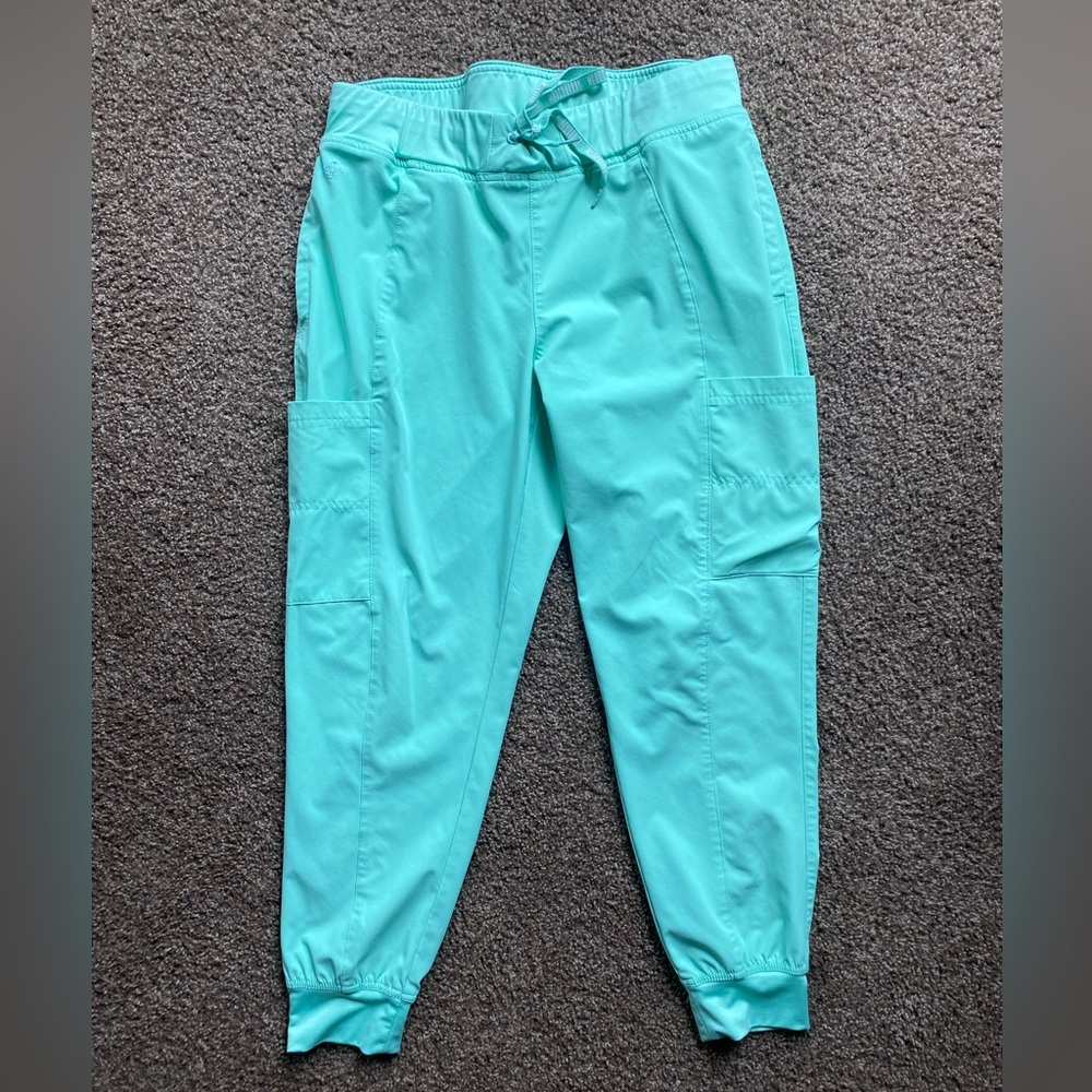 Med Couture Teal Jogger Scrub Pants